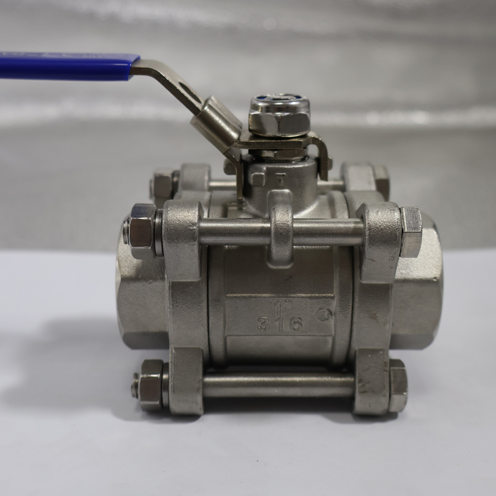 Full Bore Stainless Steel 3PC Ball Valve